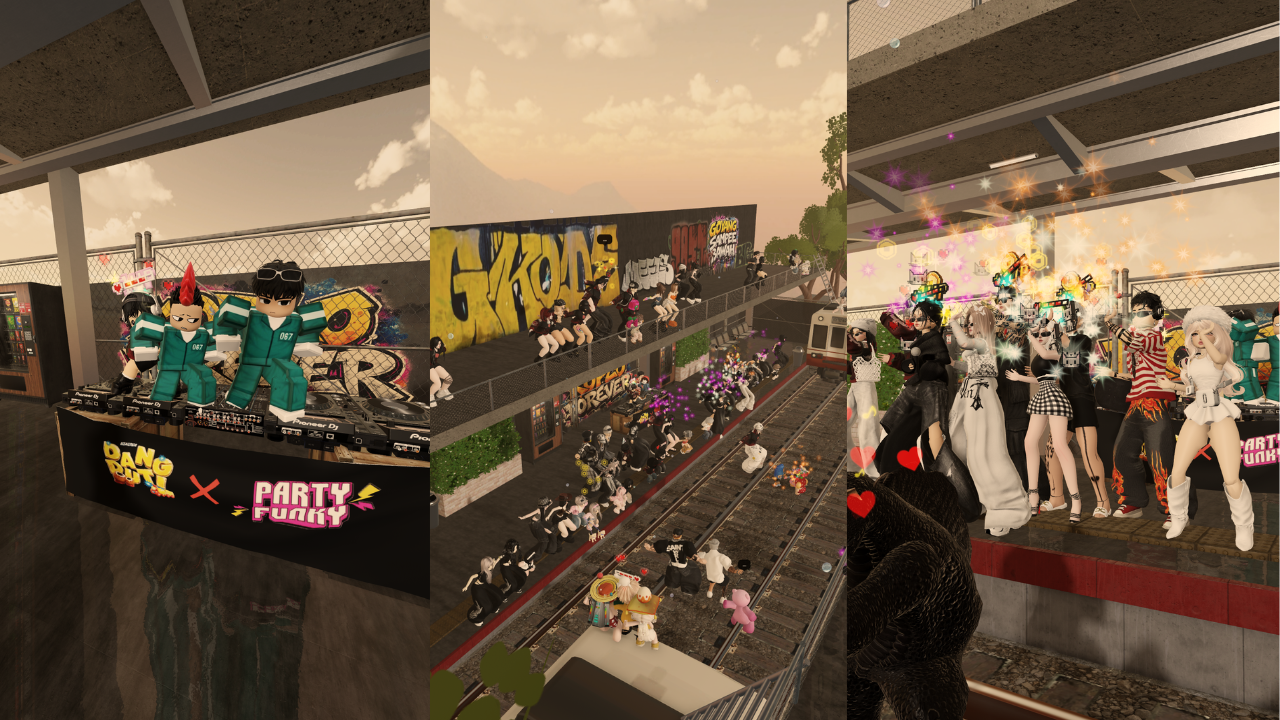 Keseruan Event Cidro Bareng Party Funky di Stasiun Dangdut Koplo Roblox